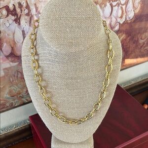 Stella & Dot Gold Christina Chain Link Necklace